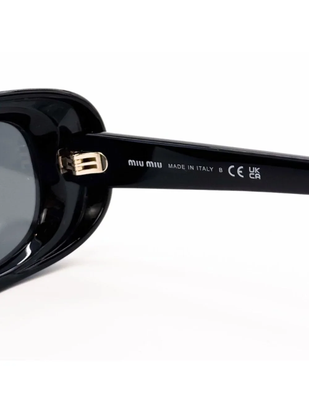 New Miu Miu MUB13S 16K08Z Black Women Sunglasses SMU B13